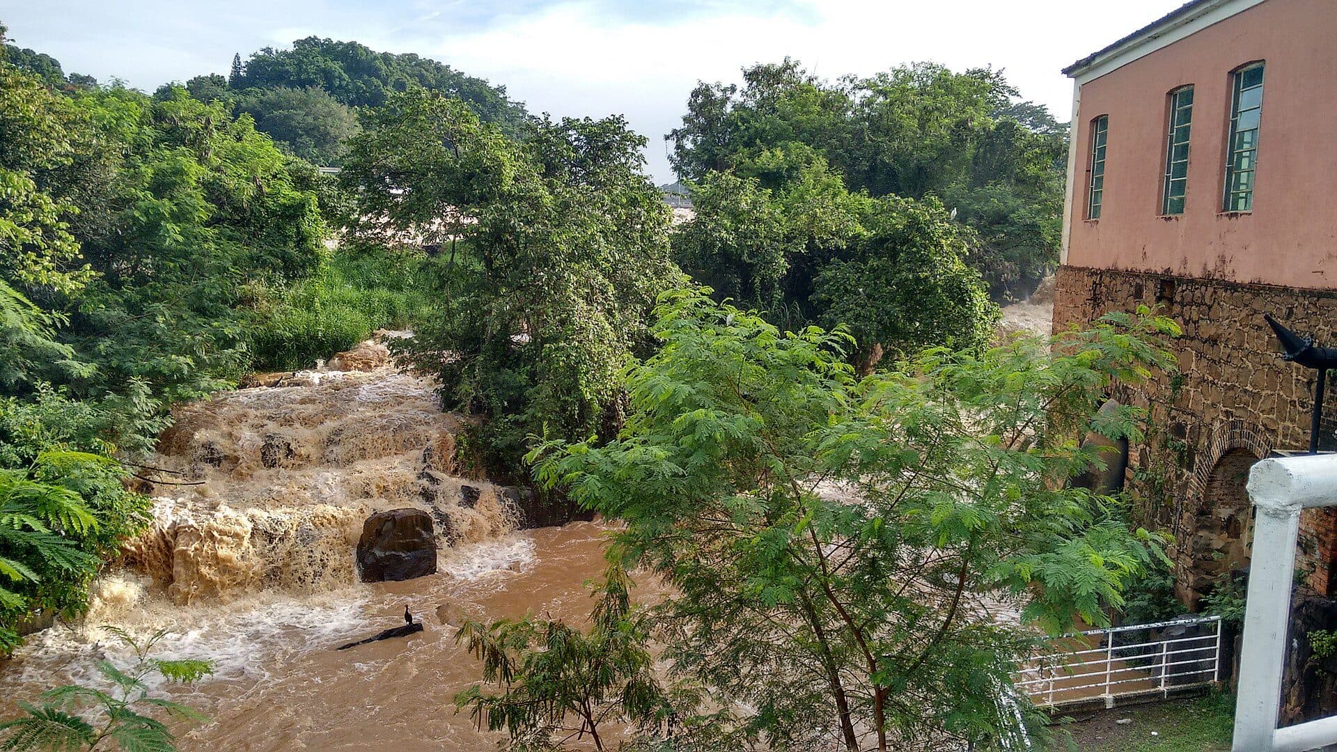 Vista do Museu da Água na cidade de Piracicaba