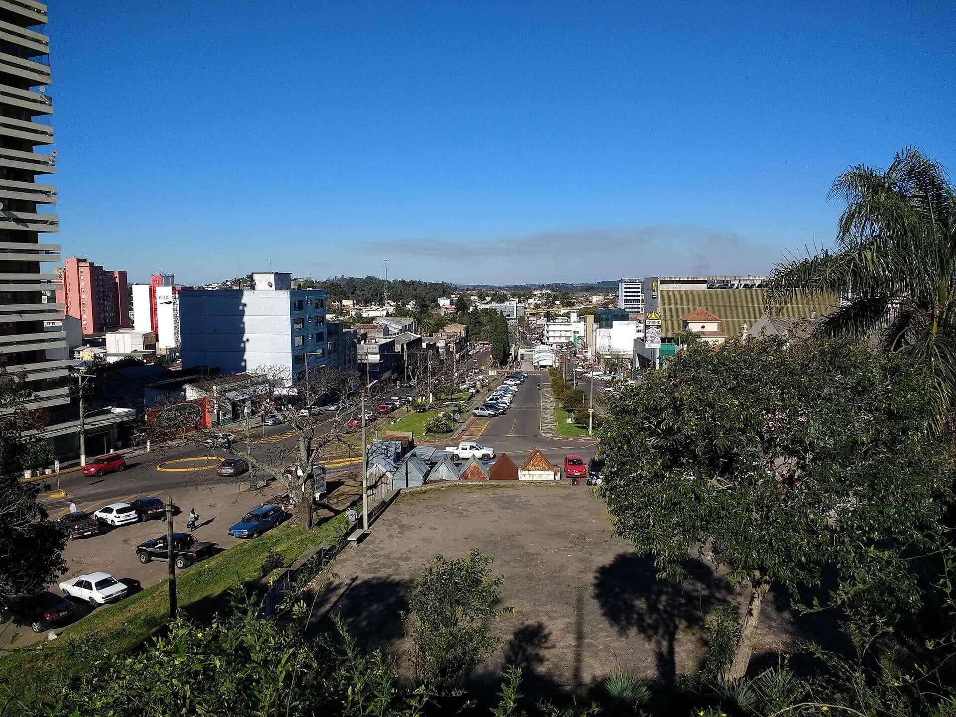 Fronteira entre as cidades de Rivera e Santana do Livramento