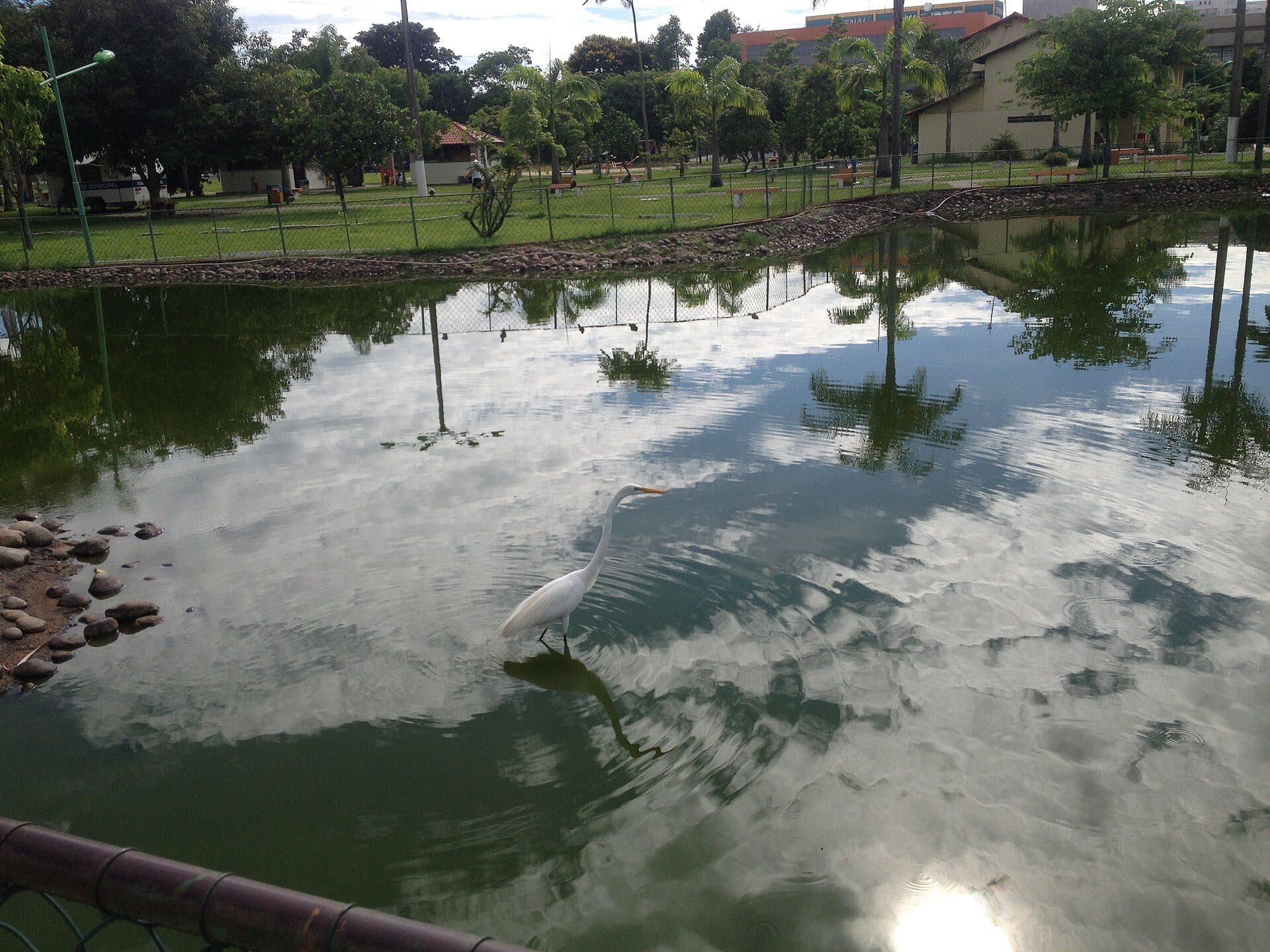 Vista da área de lazer do Parque das Águas em Resende