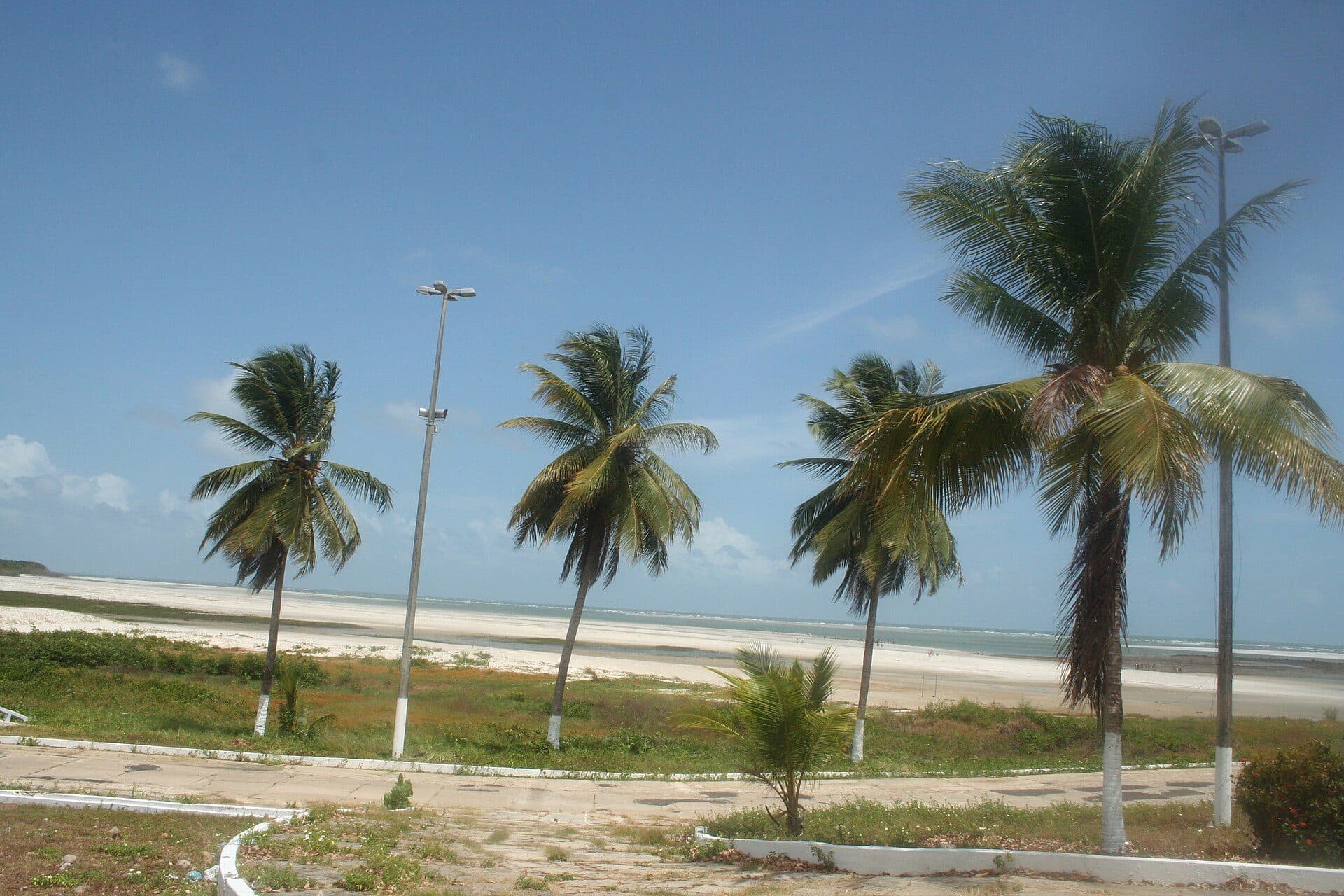Vista de paisagem em Salinópolis no litoral do Pará
