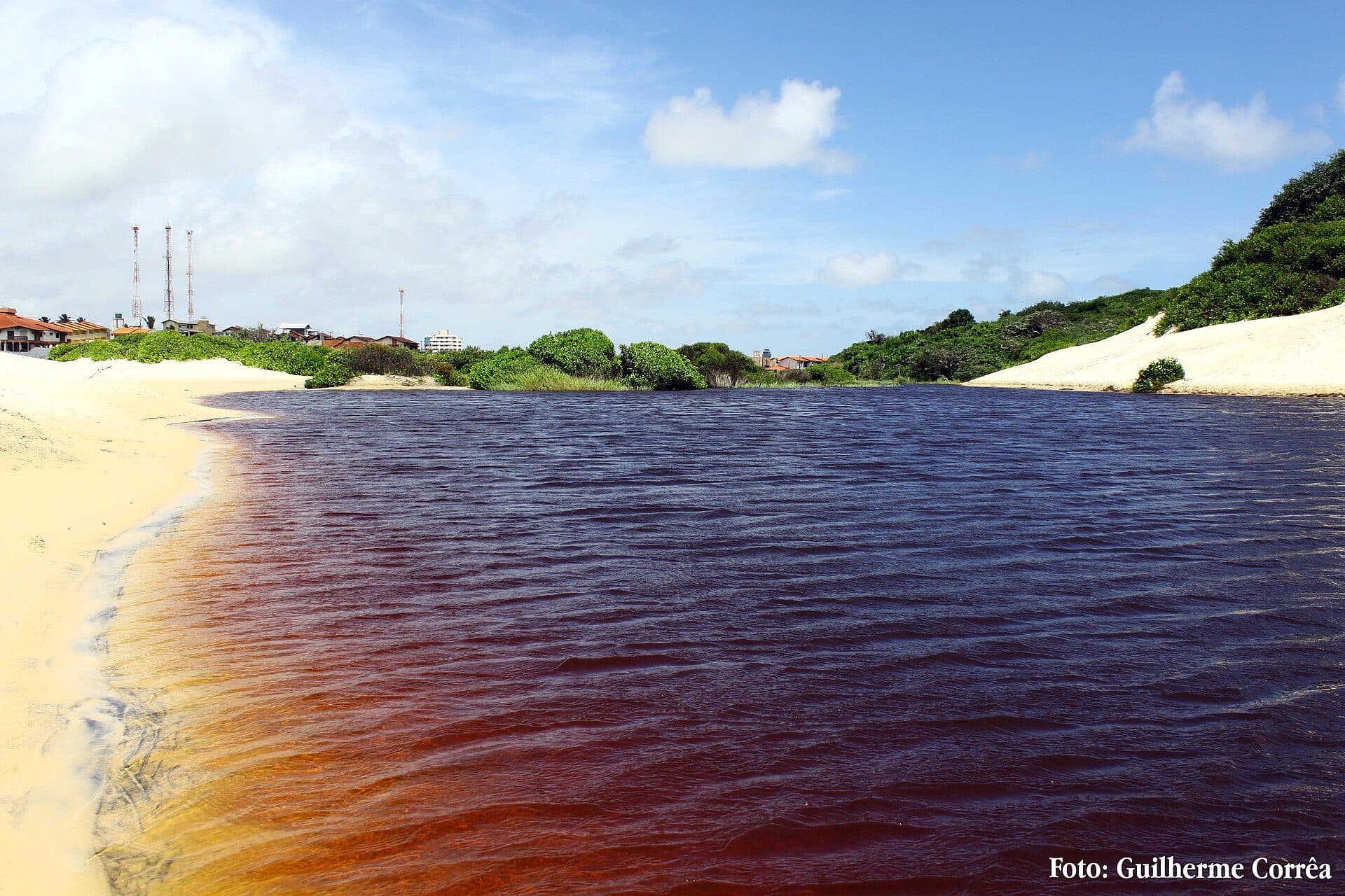 Vista da paisagem natural do Lago da Coca Cola