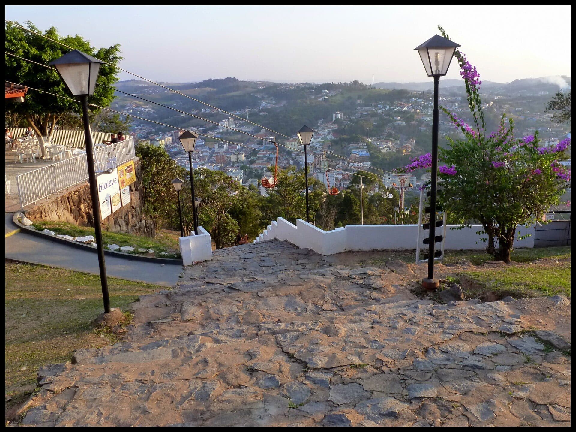 Vista panorâmica da cidade de Serra Negra