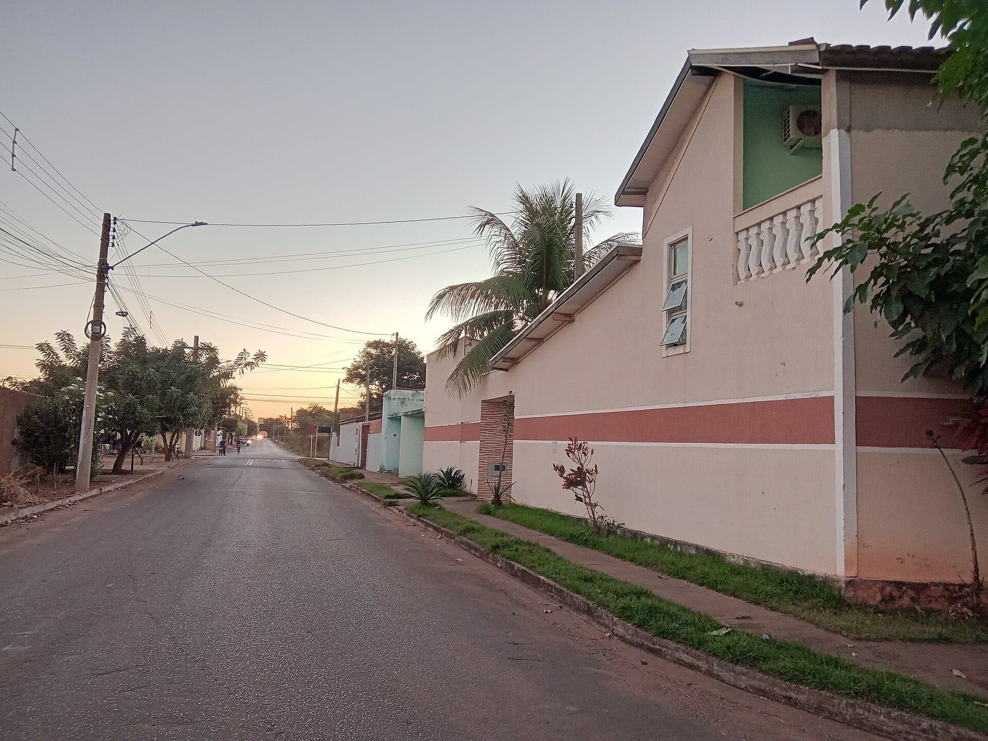 Vista do bairro Vila Piloto na cidade de Três Lagoas, Mato Grosso do Sul