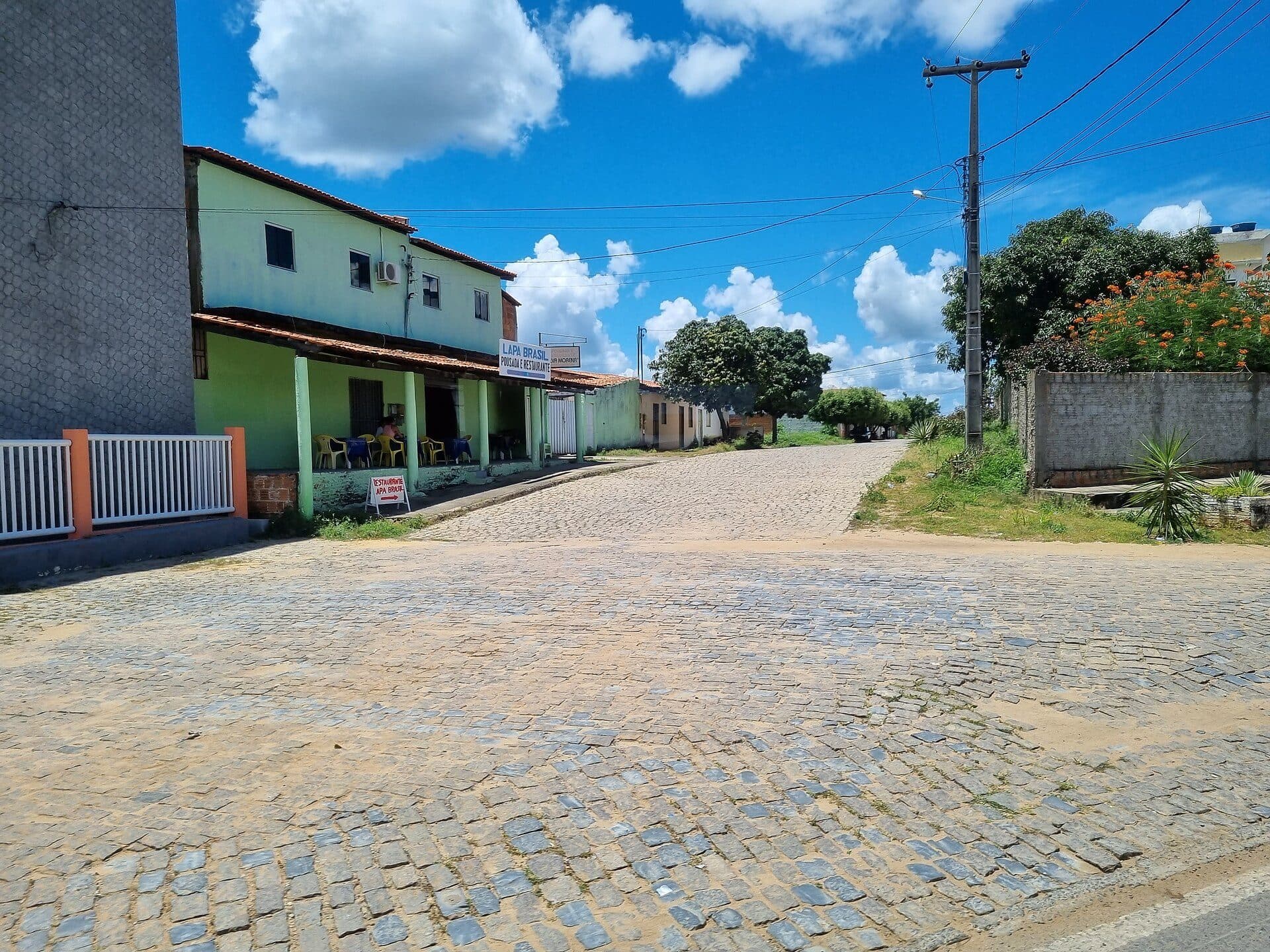 Vista da Rua da Igreja em Bom Jesus da Lapa
