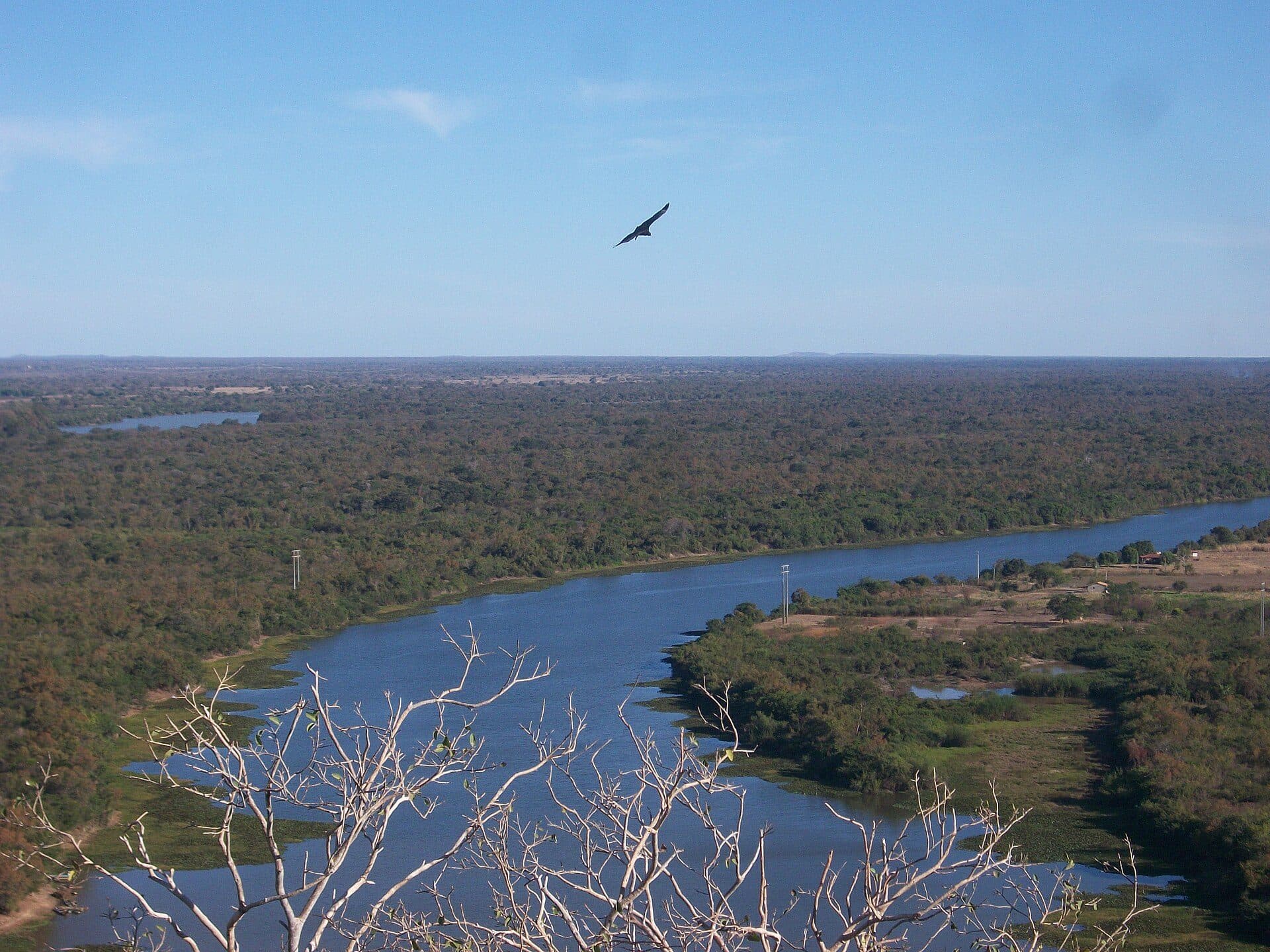 Vista do Rio São Francisco na cidade de Bom Jesus da Lapa, Bahia