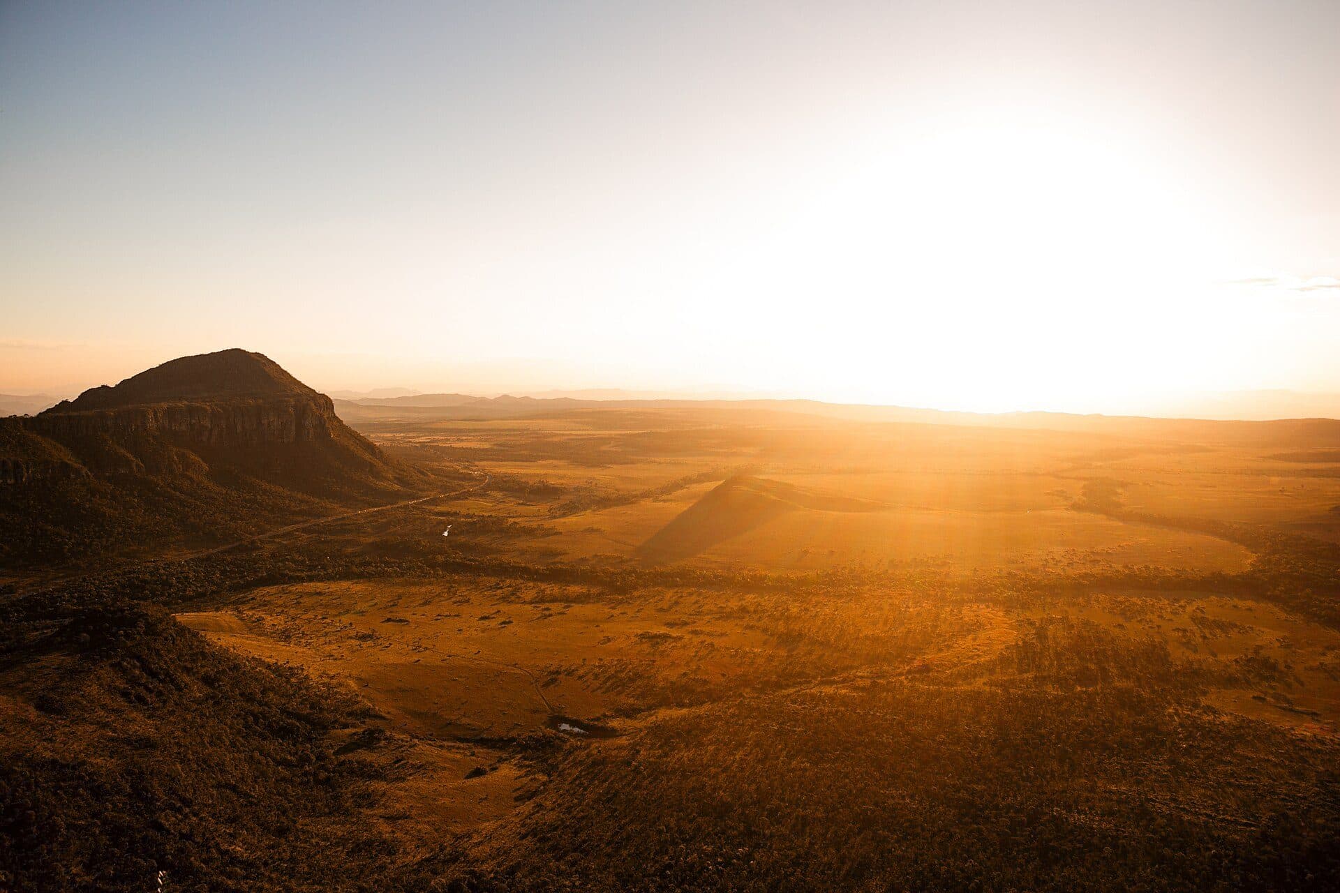 Vista do Morro da Baleia no Parque Nacional da Chapada dos Veadeiros