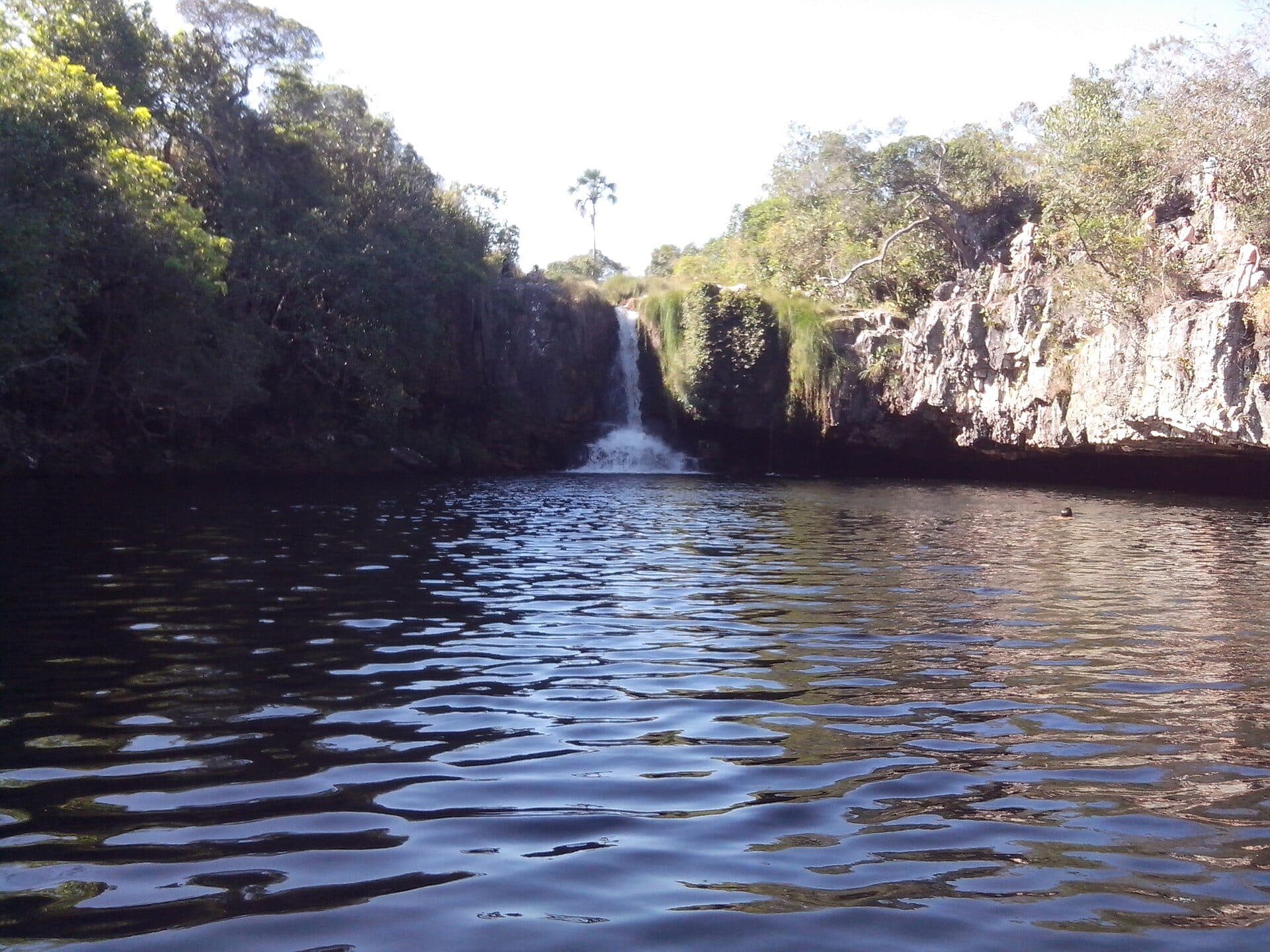 Vista da Cachoeira de São Bento na Chapada dos Veadeiros