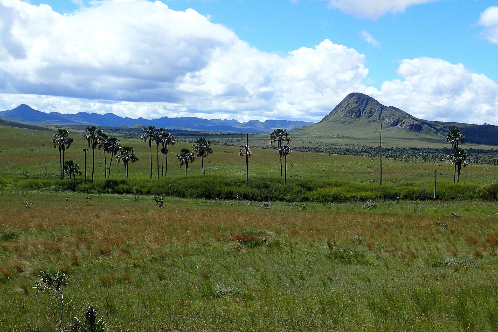 Paisagem natural do Parque Nacional da Chapada dos Veadeiros