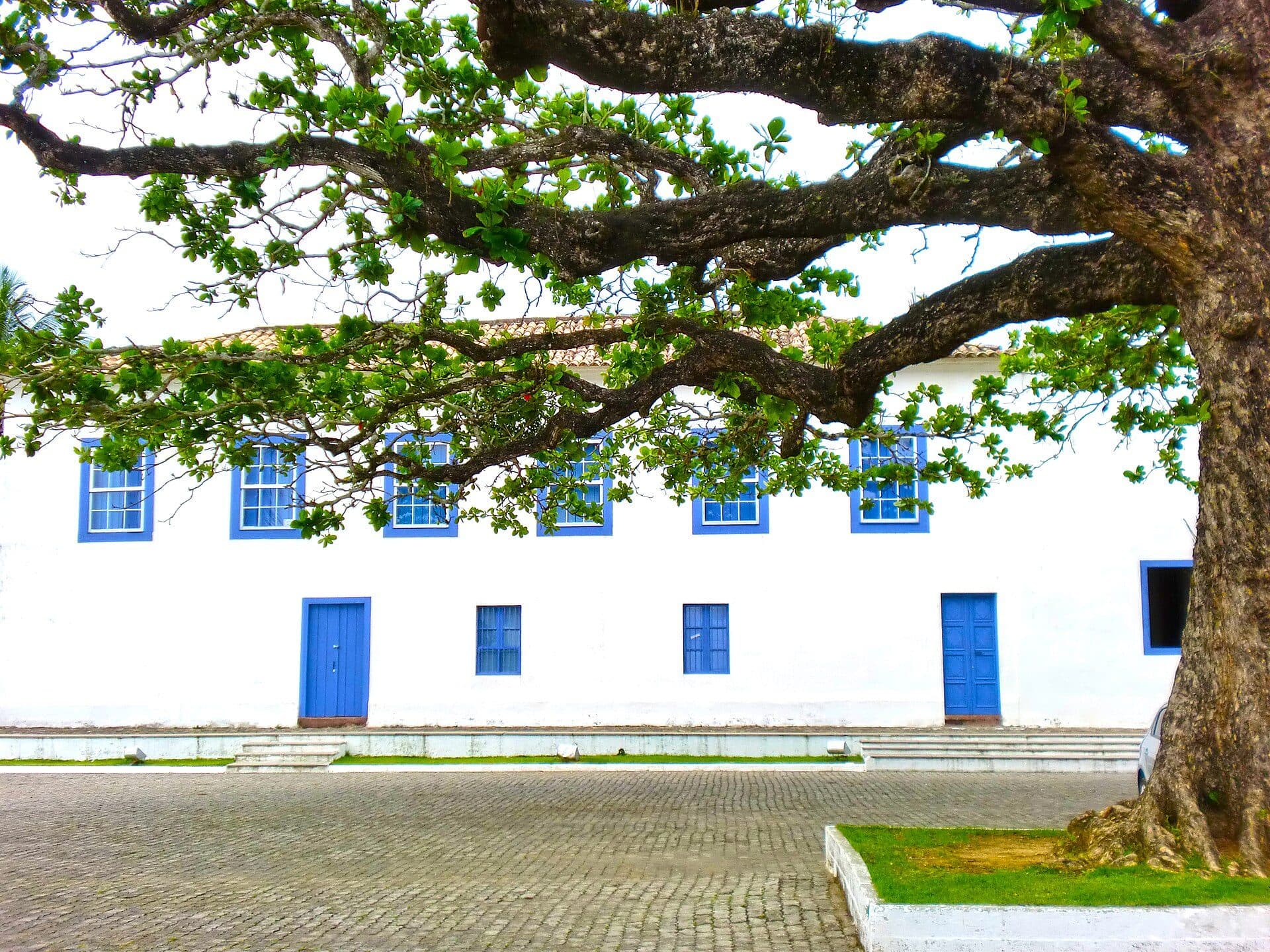 Vista da Igreja Nossa Senhora da Assunção em Anchieta, Espírito Santo