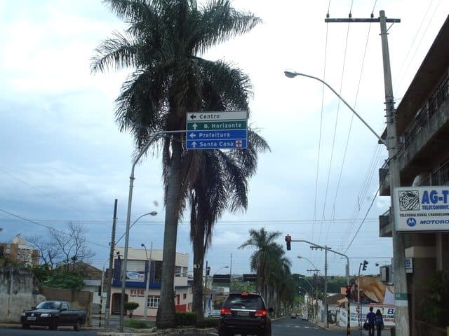 Vista da cidade de Araxá em Minas Gerais