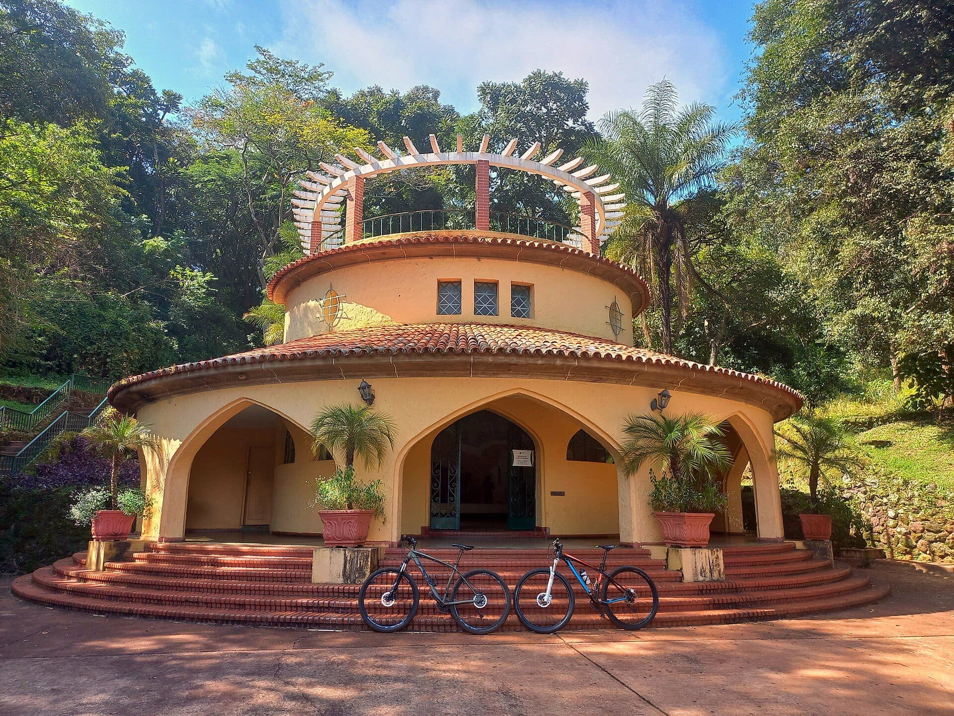 Vista da Fonte Dona Beja localizada na cidade de Araxá