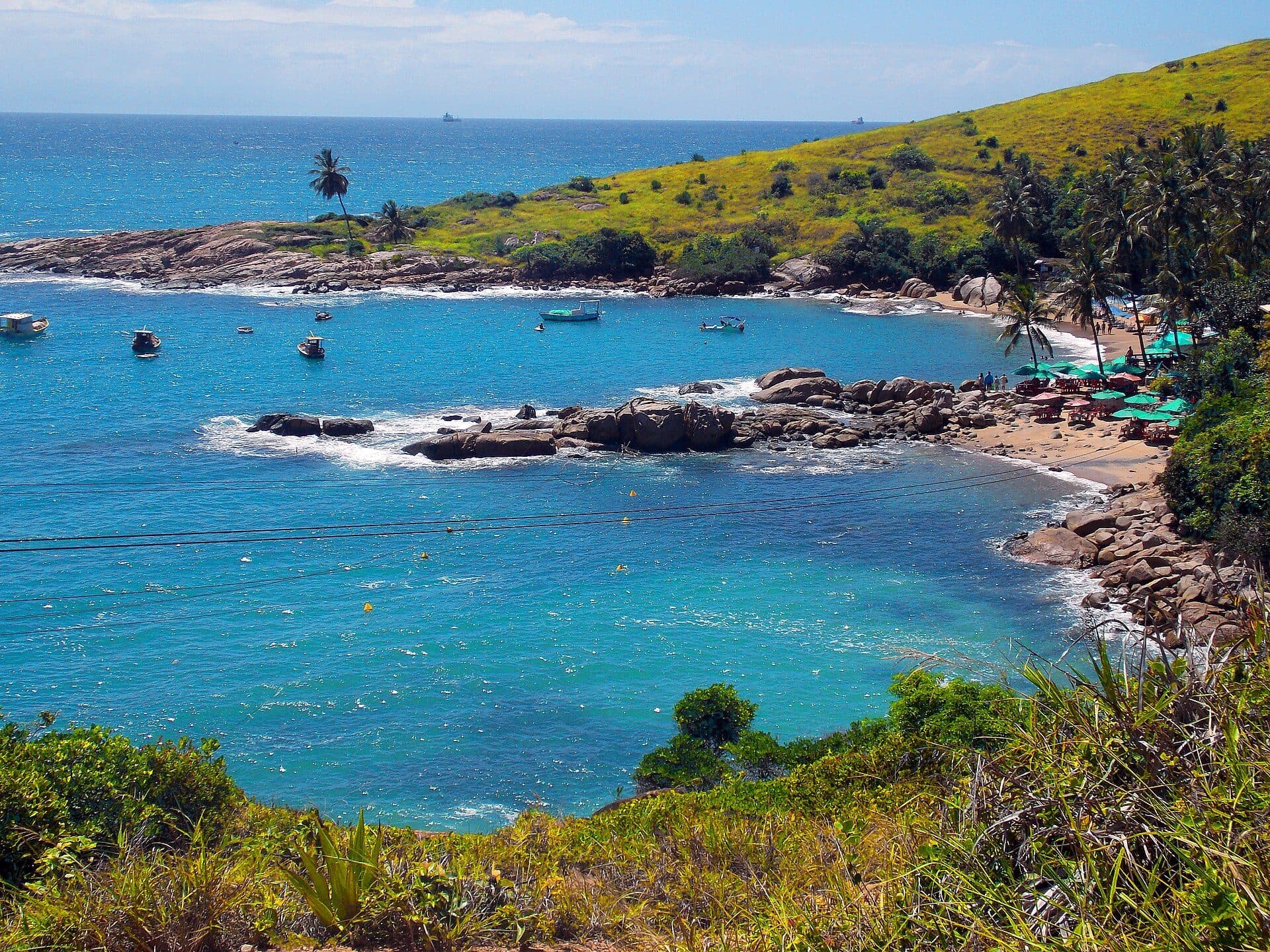 Vista da Praia de Calhetas em Cabo de Santo Agostinho, Pernambuco