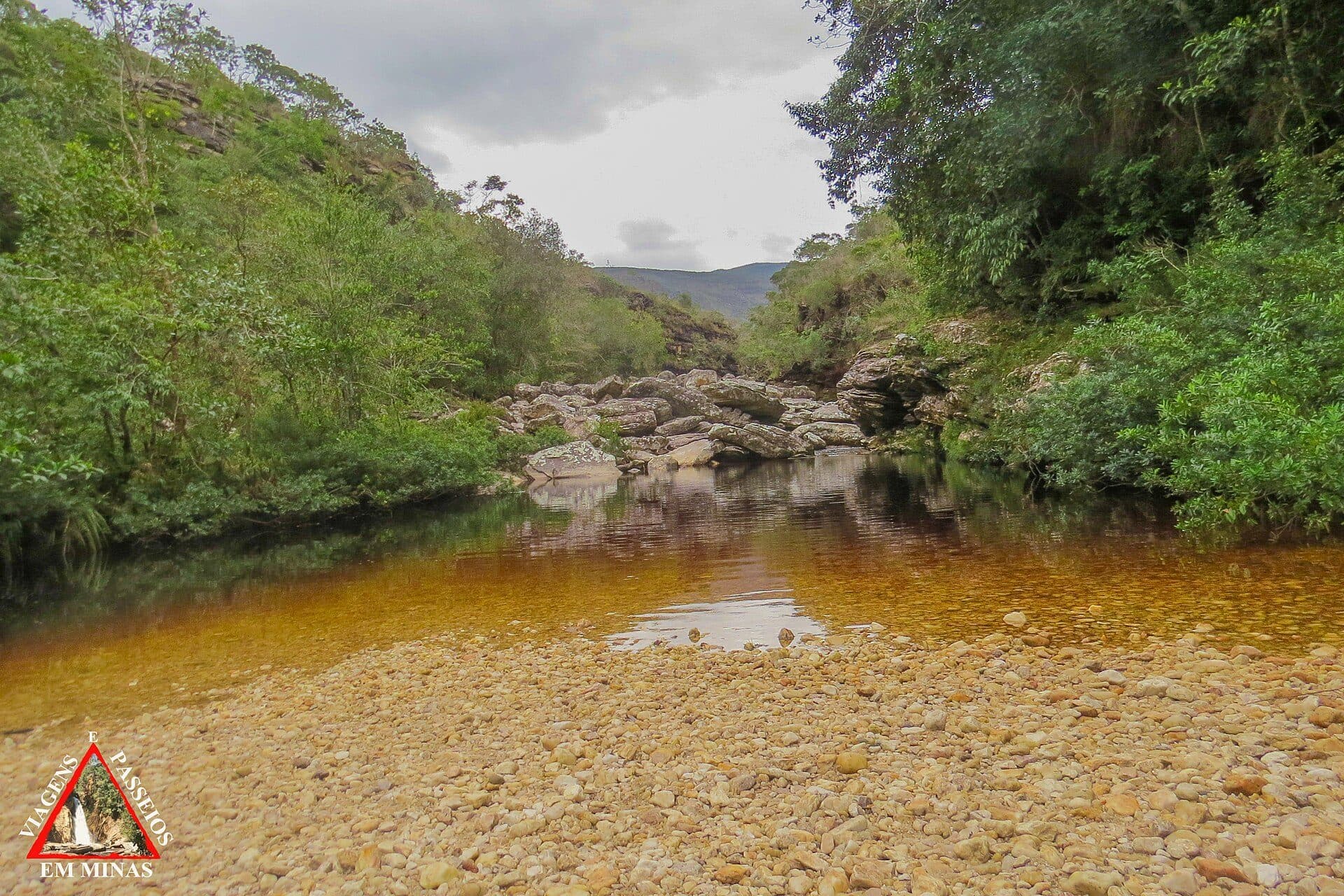 Vista de Conceição do Mato Dentro no estado de Minas Gerais