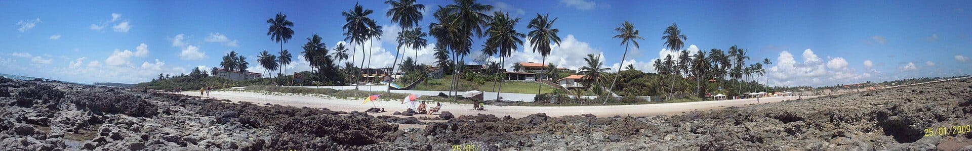 Vista panorâmica da Praia de Carapibus