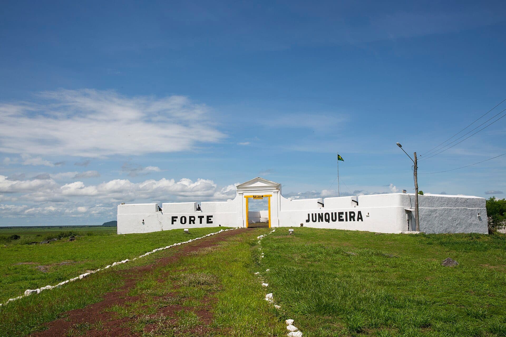 Vista do Forte Junqueira em Corumbá, Mato Grosso do Sul