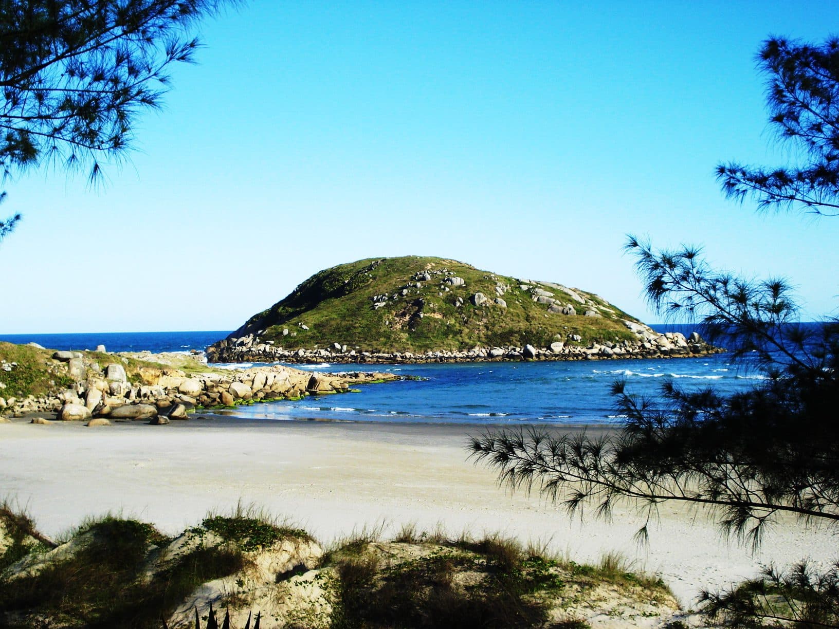 Vista da Praia da Vila em Imbituba