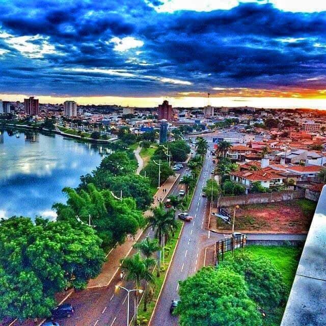Vista panorâmica da cidade de Itumbiara em Goiás