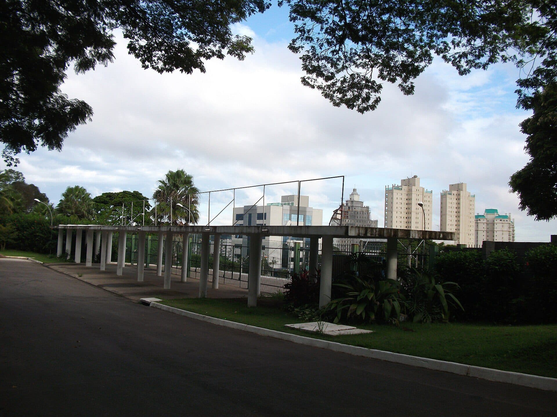 Vista panorâmica da área do Parque da Uva