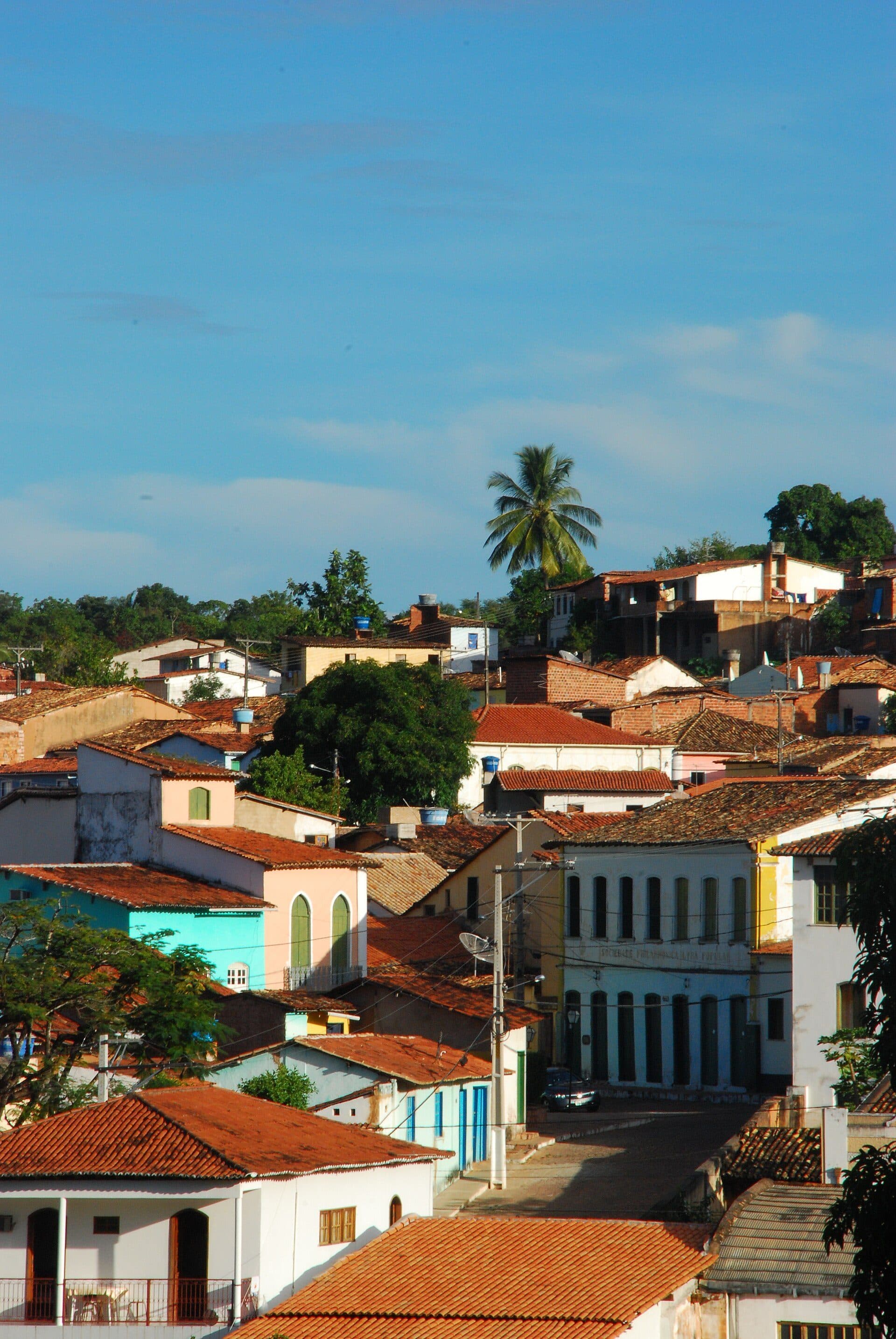 Vista da cidade de Lençóis, no estado da Bahia