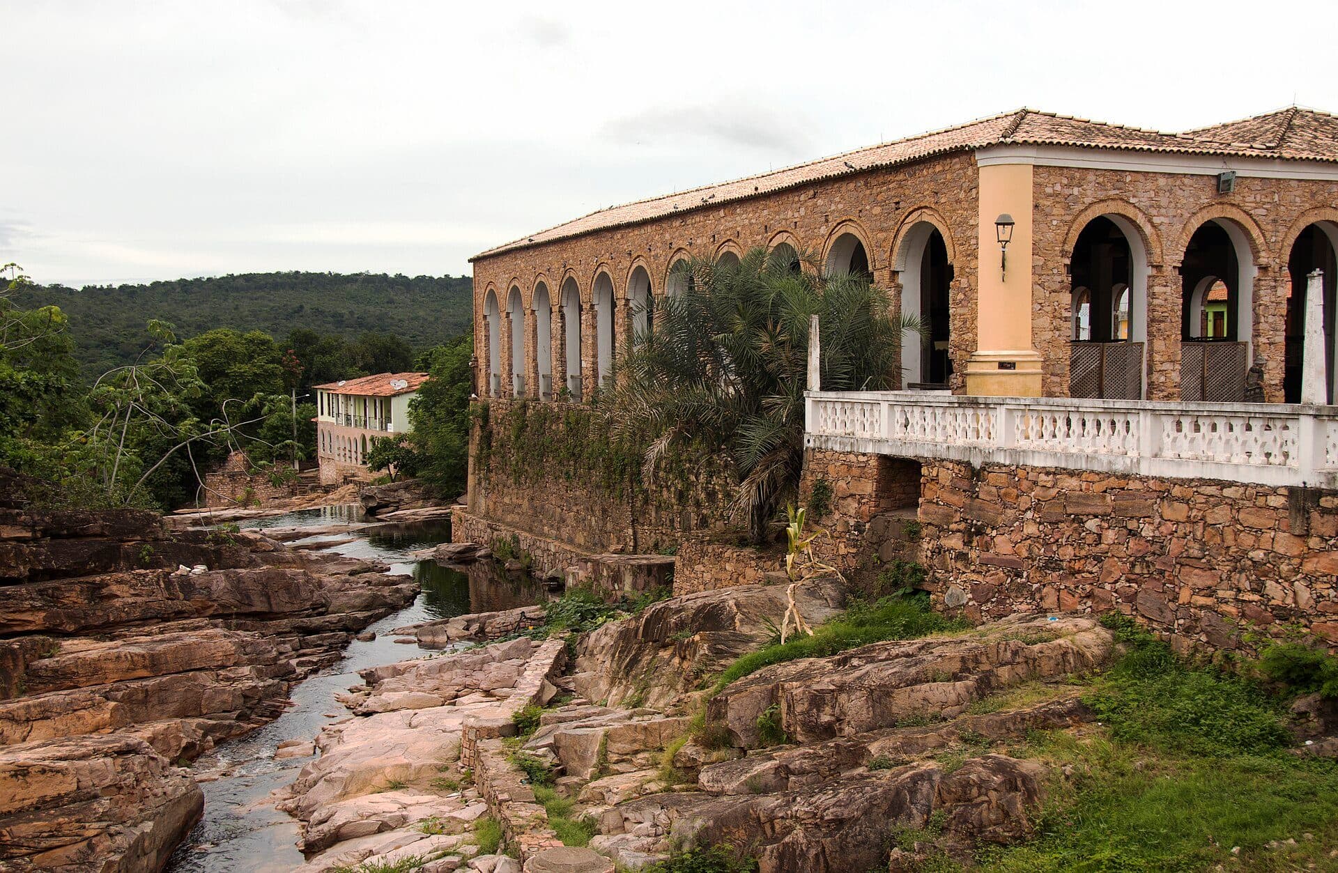 Edifício histórico tombado como patrimônio em Lençóis