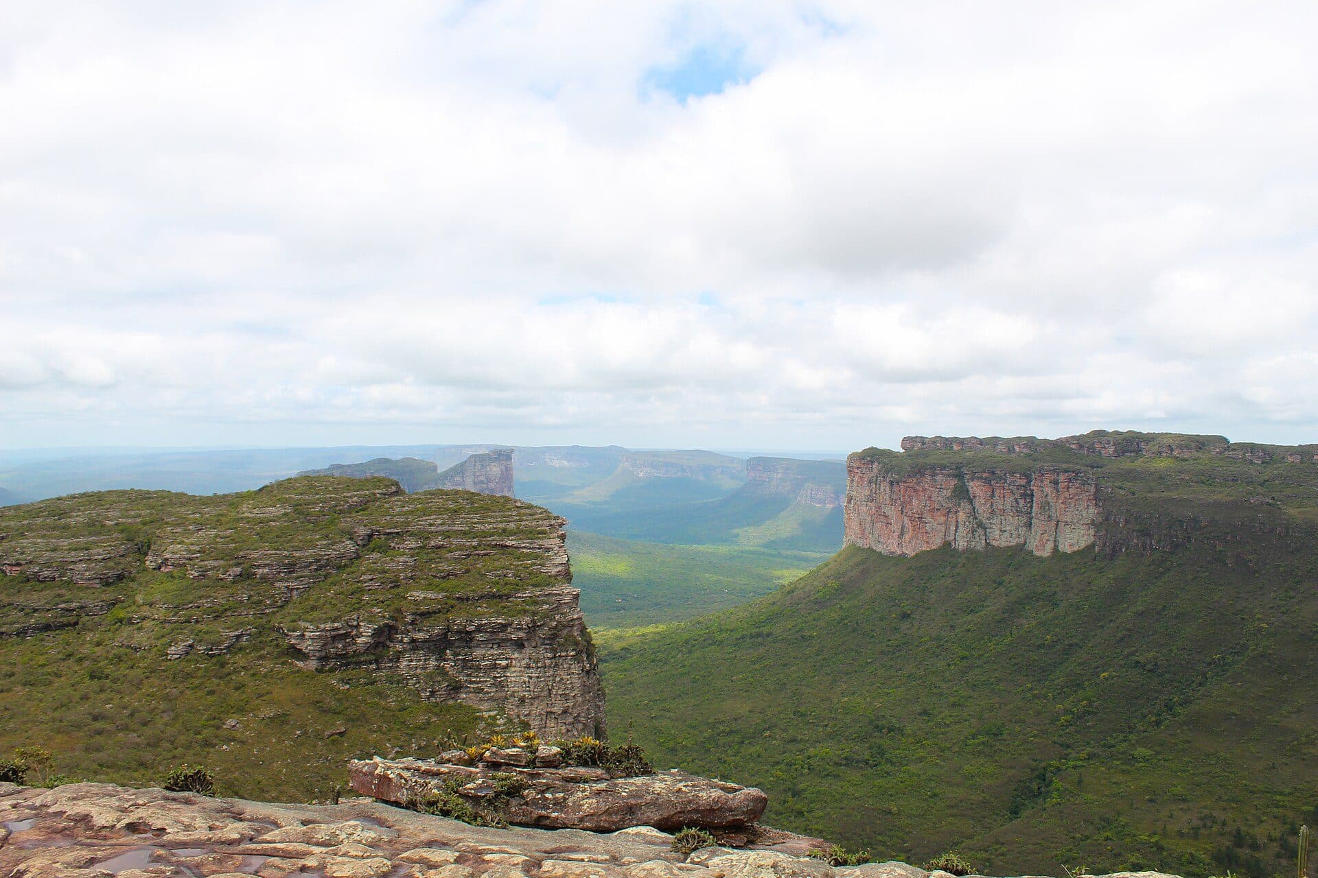 Paisagem natural do Parque Nacional da Chapada Diamantina na Bahia