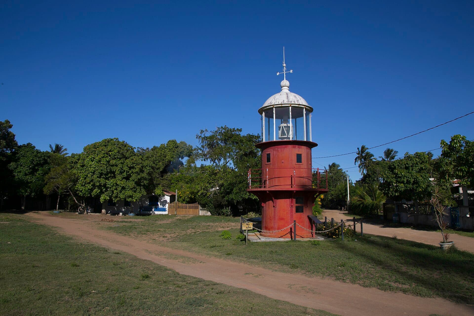 Vista do Farol de Regência em Linhares, Espírito Santo