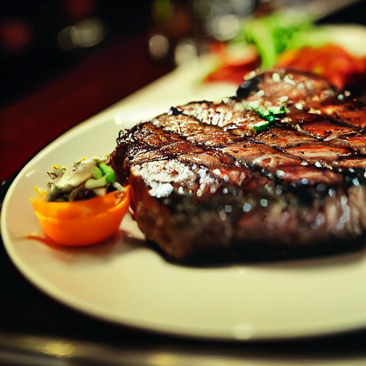 Corte de carne bovina grelhado em estilo churrasco