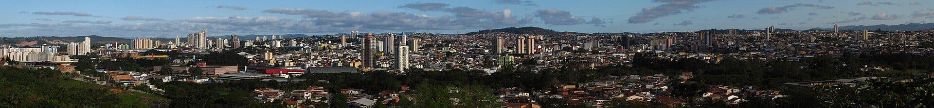 Vista panorâmica da cidade de Mogi das Cruzes