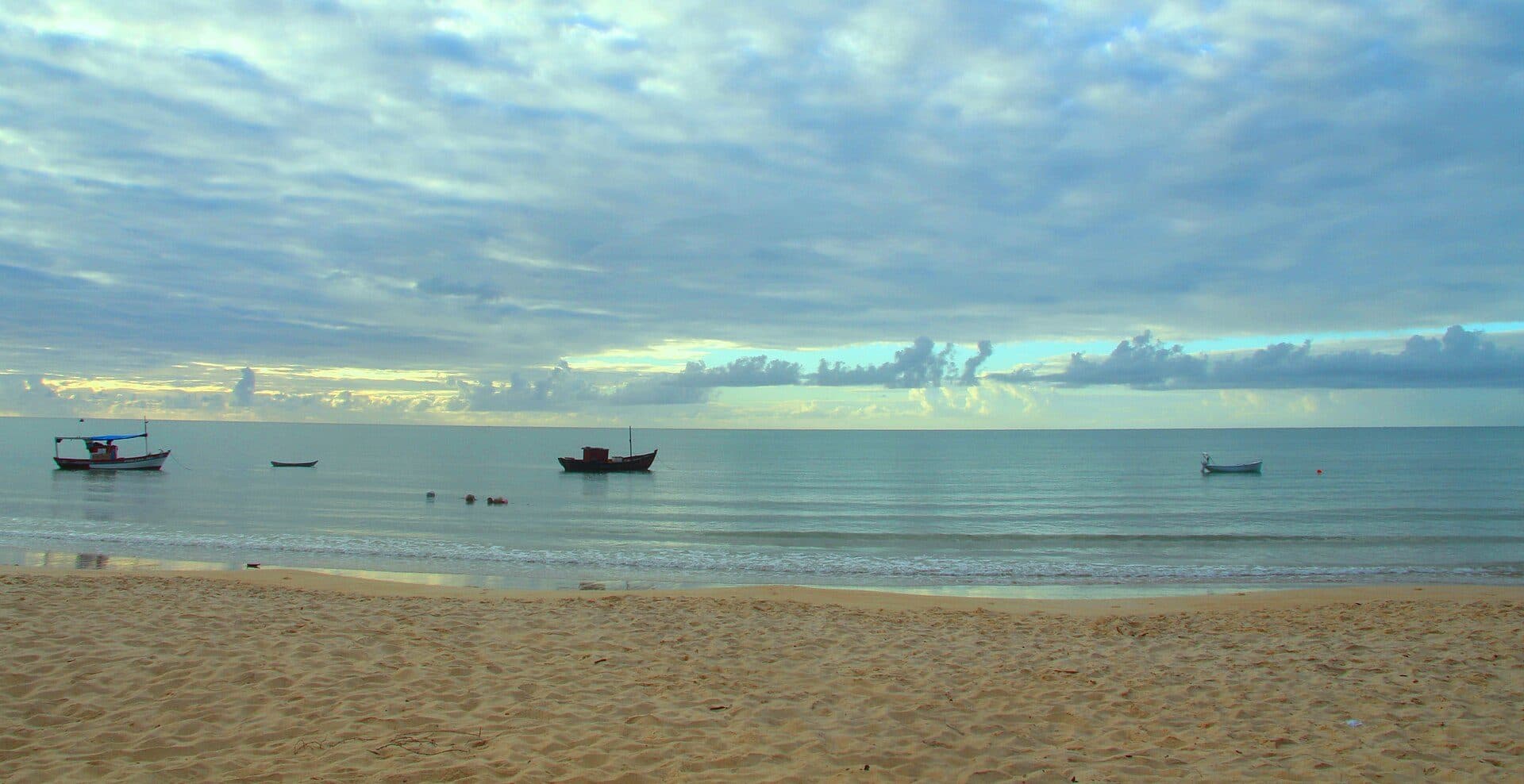 Vista da praia de Ponta de Corumbau em Prado, Bahia