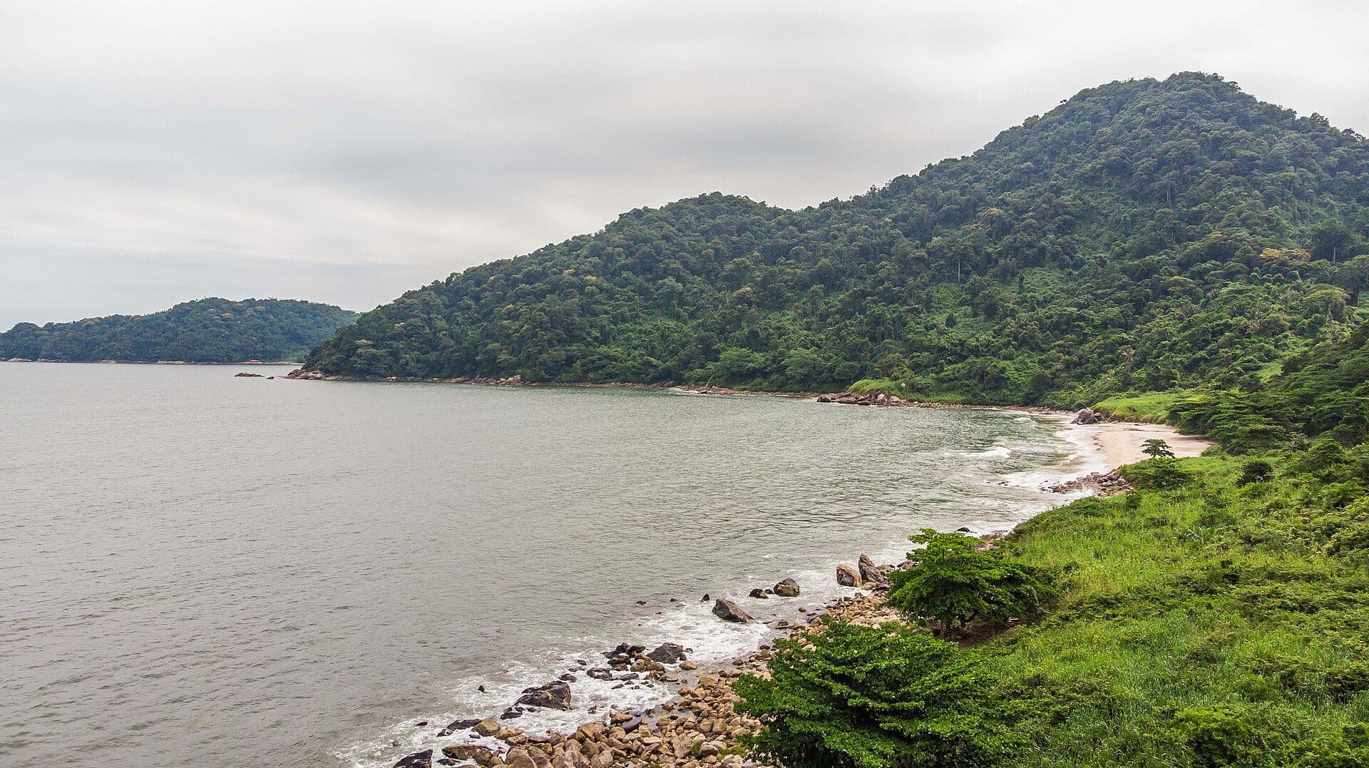 Vista da paisagem natural do Parque Estadual Xixová-Japuí