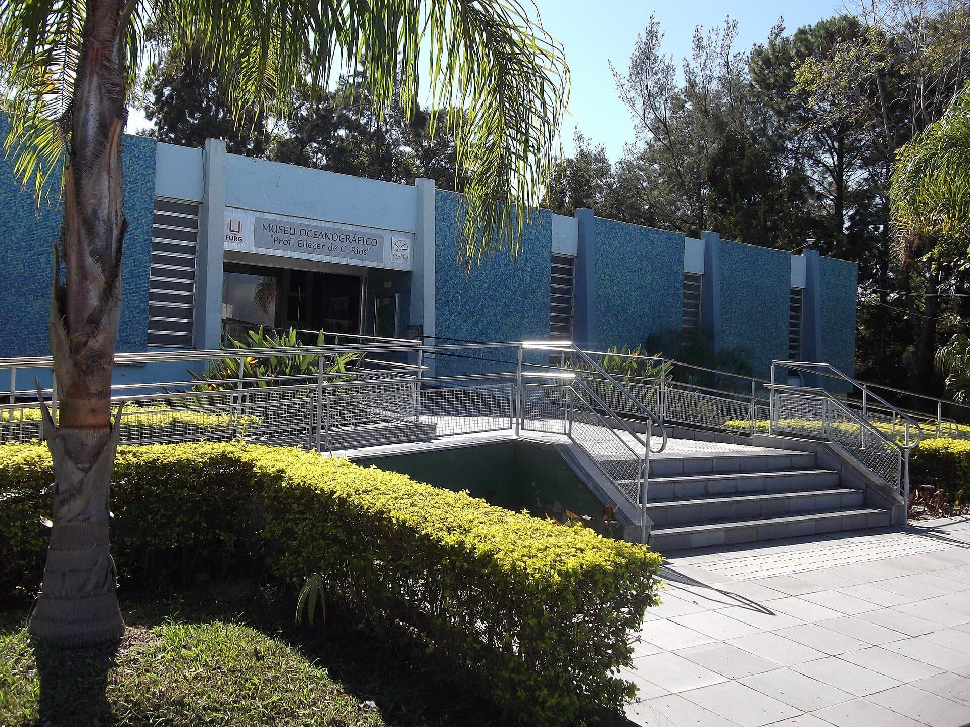 Vista do Museu Oceanográfico Professor Eliézer de Carvalho Rios em Rio Grande
