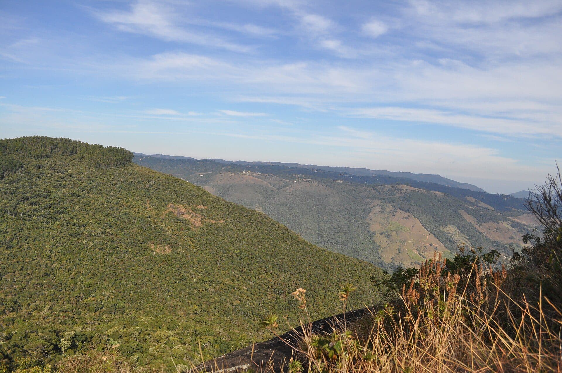 Vista panorâmica a partir do Bauzinho em São Bento do Sapucaí