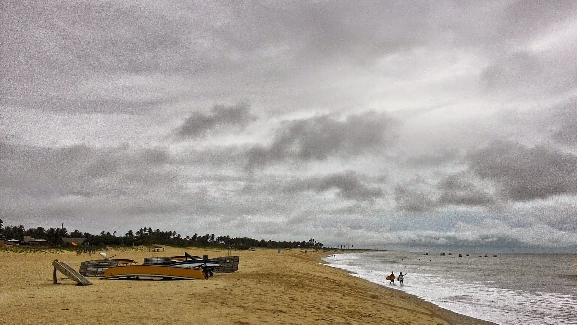 Vista da praia de São Miguel do Gostoso no Rio Grande do Norte