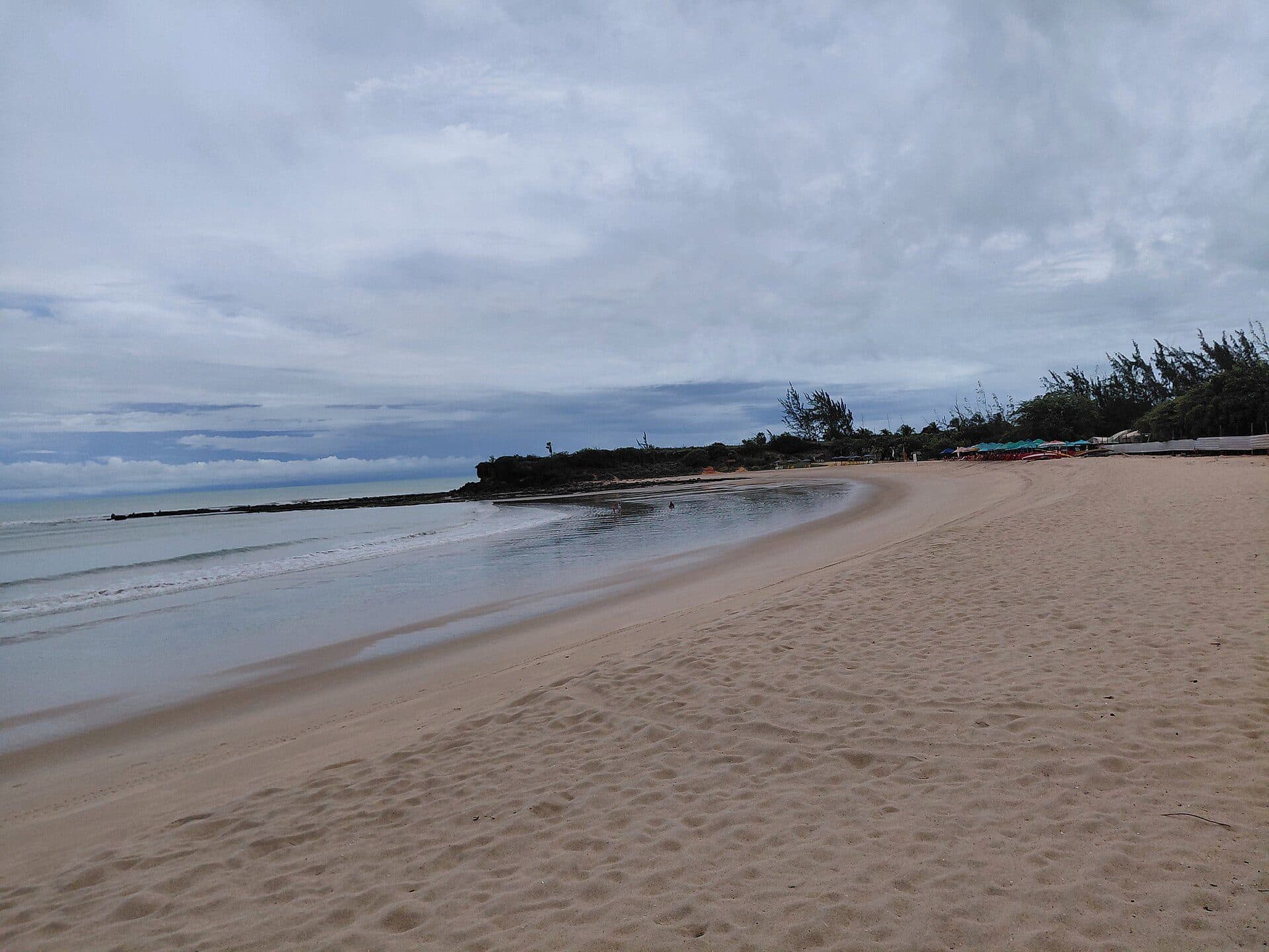 Vista da Praia de Tourinhos em São Miguel do Gostoso