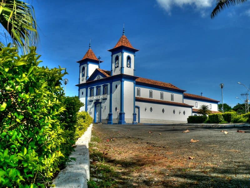 Fachada da catedral da cidade de Sete Lagoas
