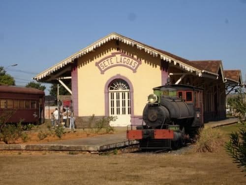 Vista do Museu Ferroviário de Sete Lagoas
